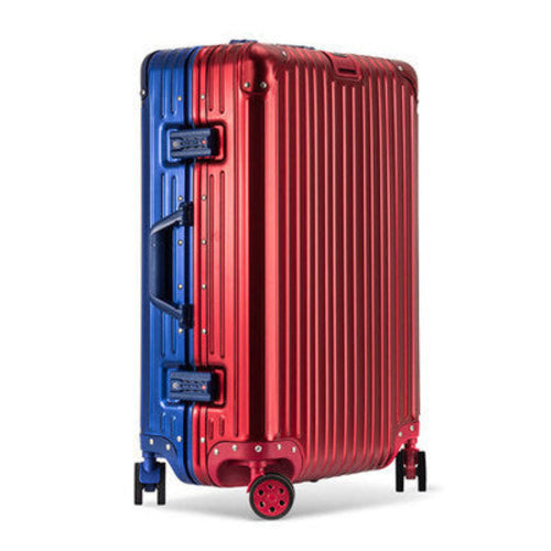 High-Capacity Aluminum-Magnesium Trolley Suitcase