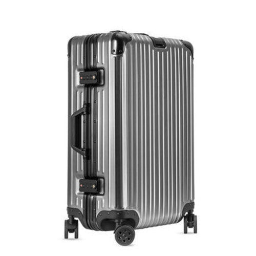 High-Capacity Aluminum-Magnesium Trolley Suitcase