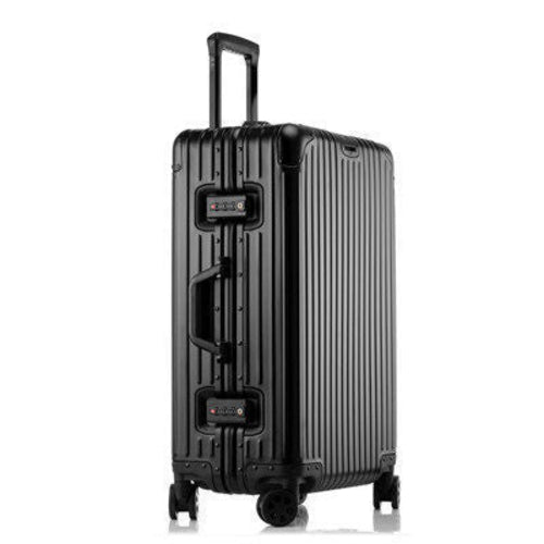 High-Capacity Aluminum-Magnesium Trolley Suitcase