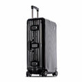 High-Capacity Aluminum-Magnesium Trolley Suitcase