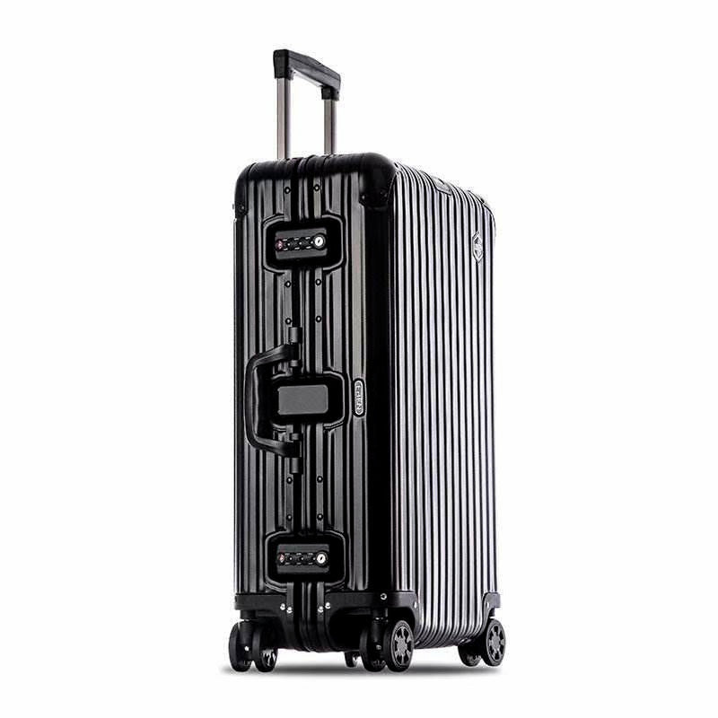 High-Capacity Aluminum-Magnesium Trolley Suitcase