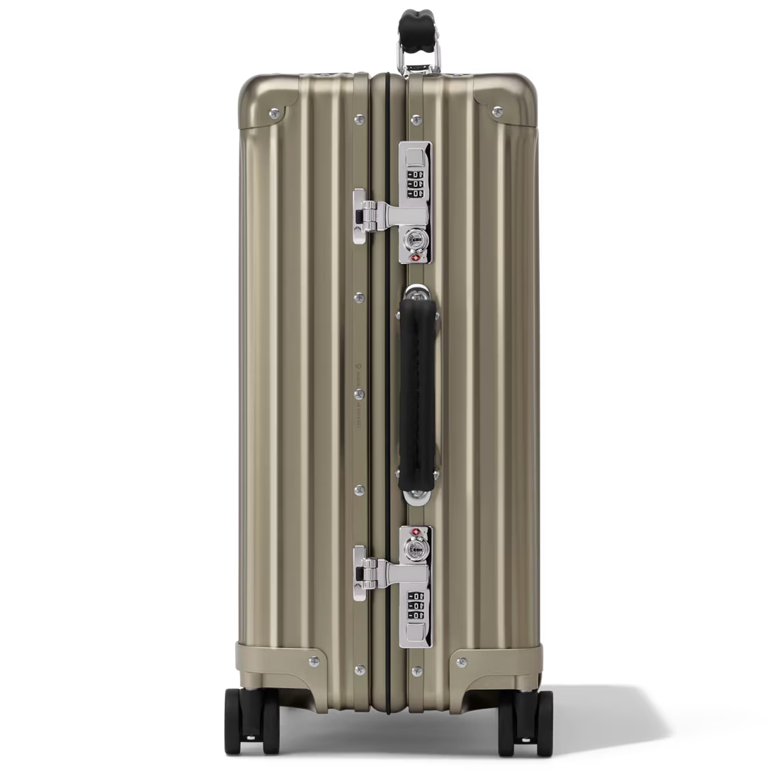 Cabin Aluminum Suitcase — Titanium (No branding)