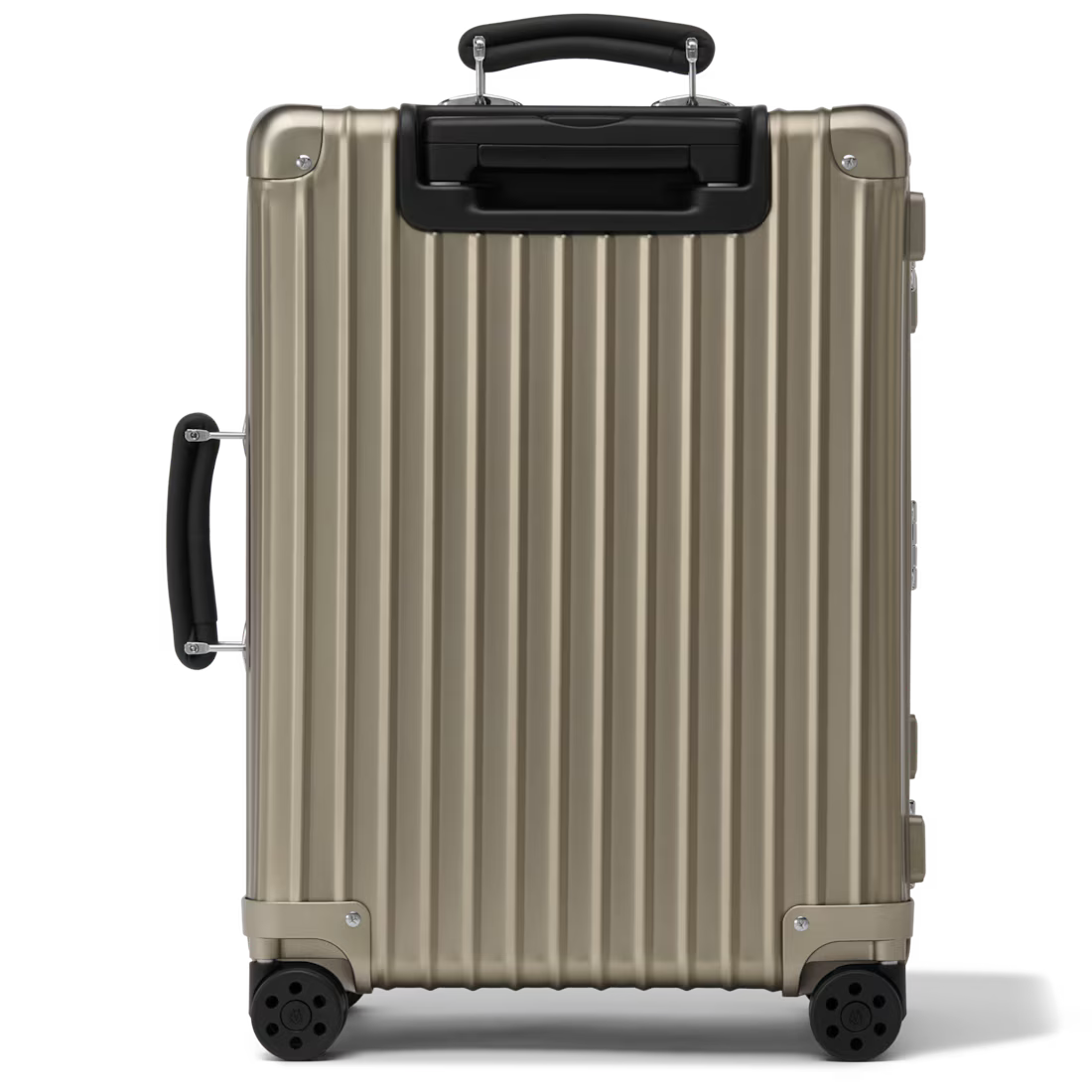 Cabin Aluminum Suitcase — Titanium (No branding)
