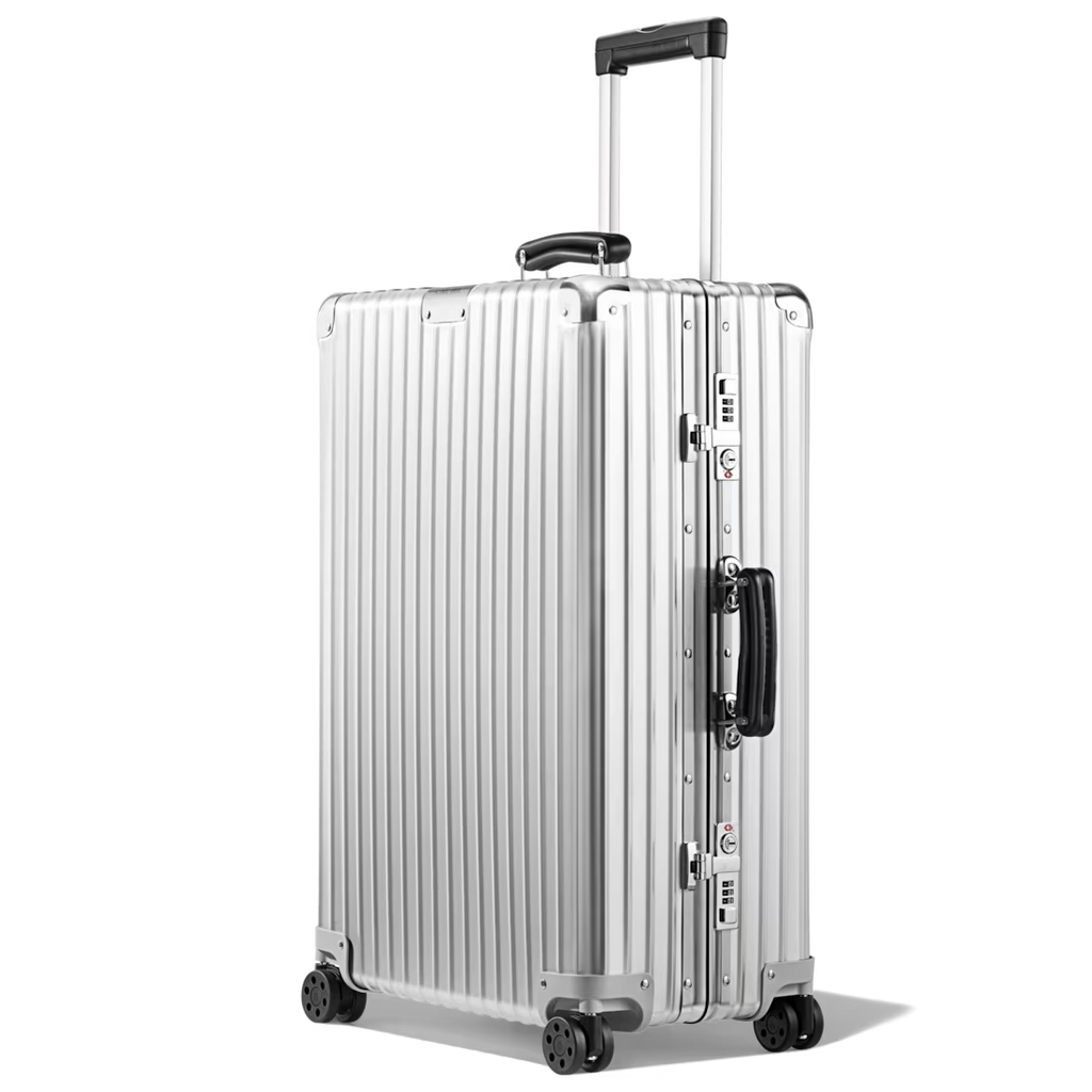 Check-In M Aluminum Suitcase — Silver