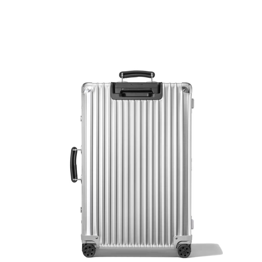 Check-In M Aluminum Suitcase — Silver (No branding)