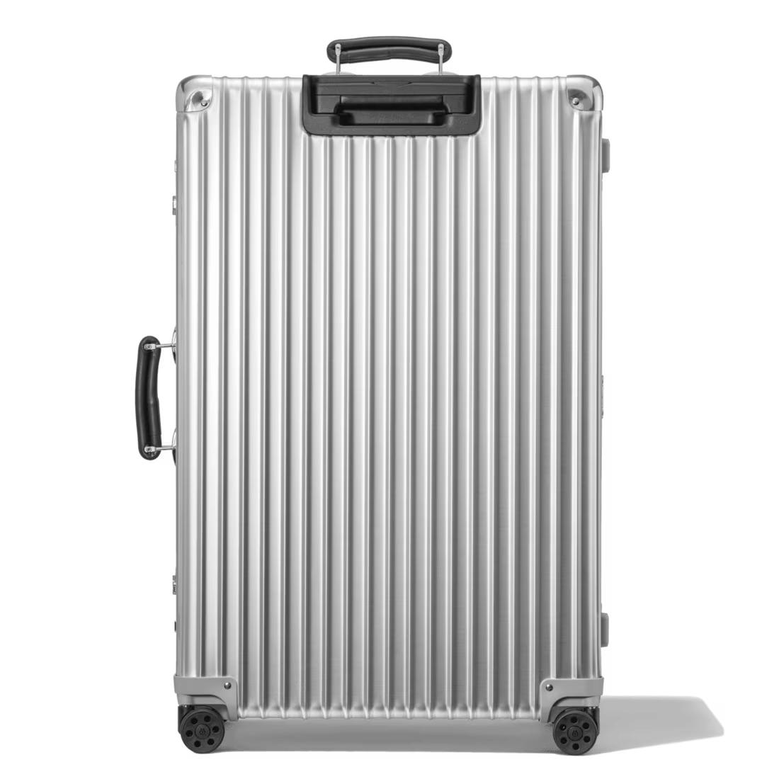 Check-In L Aluminum Suitcase — Silver (No branding)