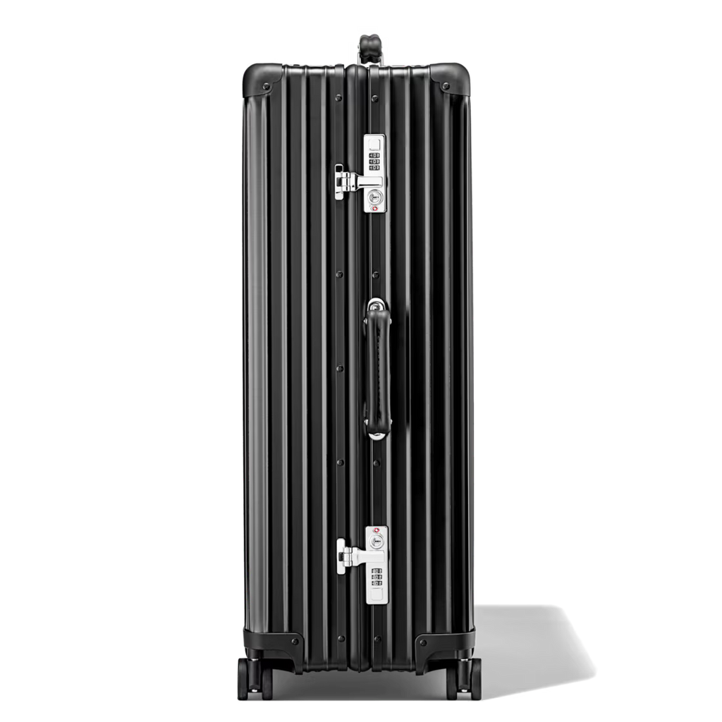 Check-In M Aluminum Suitcase — Black (No branding)