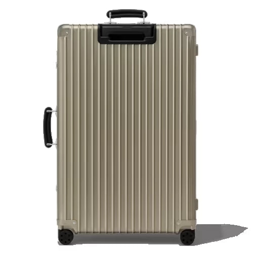 Check-In M Aluminum Suitcase — Titanium (No branding)