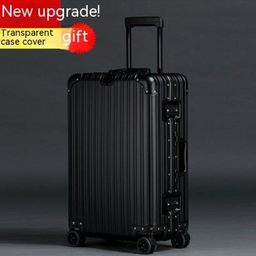 High-Capacity Aluminum-Magnesium Trolley Suitcase