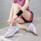 Women's Cushioned Running Sneakers – Breathable Mesh Athletic Shoes