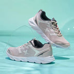 Women's Cushioned Running Sneakers – Breathable Mesh Athletic Shoes