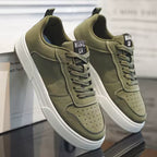 Men's Low-Top Skate Sneakers – Classic Lace-Up Casual Shoes