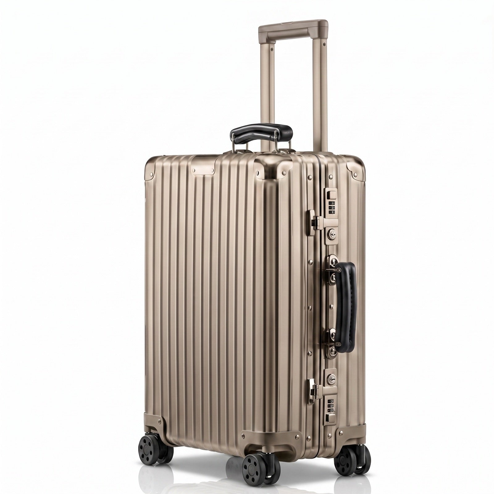 Cabin S Aluminum Suitcase — Titanium (No branding)