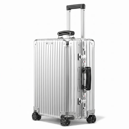 Cabin Aluminum Suitcase — Silver