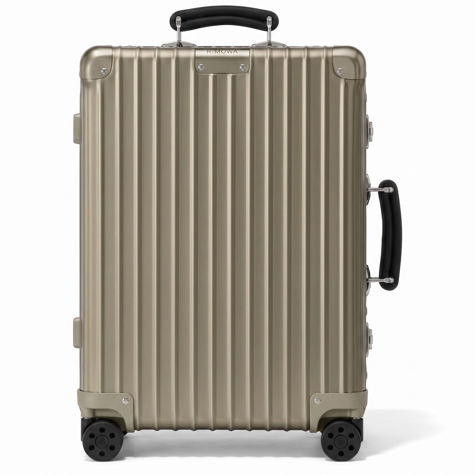 Cabin Aluminum Suitcase — Titanium (No branding)