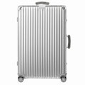 Check-In L Aluminum Suitcase — Silver