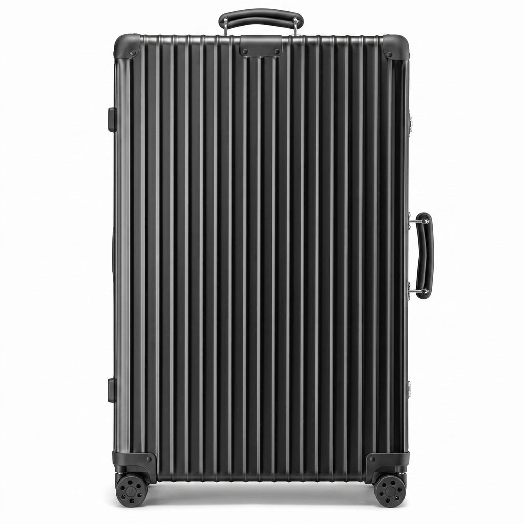 Check-In M Aluminum Suitcase — Black
